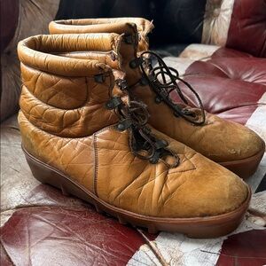 Jett vintage Men's Tan Leather Boots